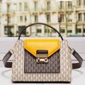 100% genuine leather patchwork handbags for women luxury designer purse e