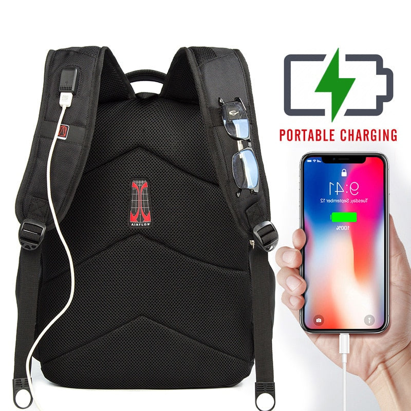 school backpack unisex usb charging travel backpack & oxford rucksack