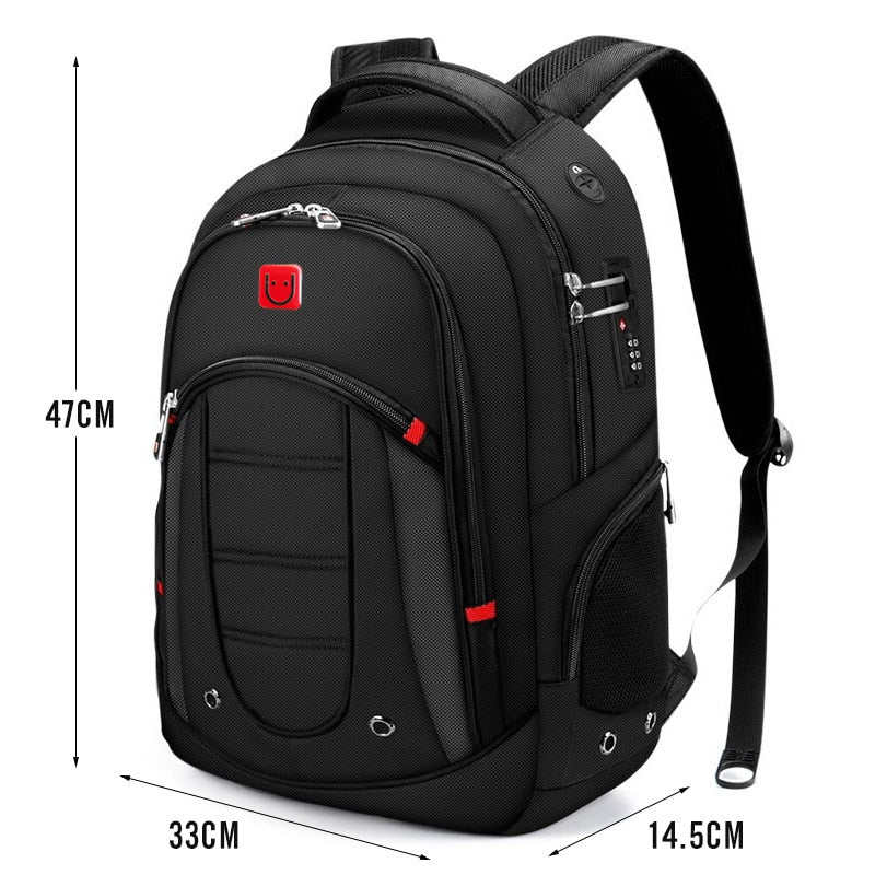 school backpack unisex usb charging travel backpack & oxford rucksack
