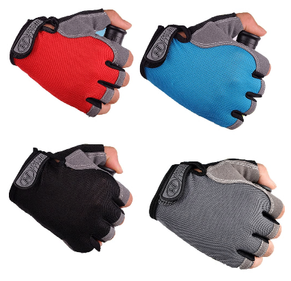 unisex half finger gloves bicycle gloves bike gloves anti slip shock