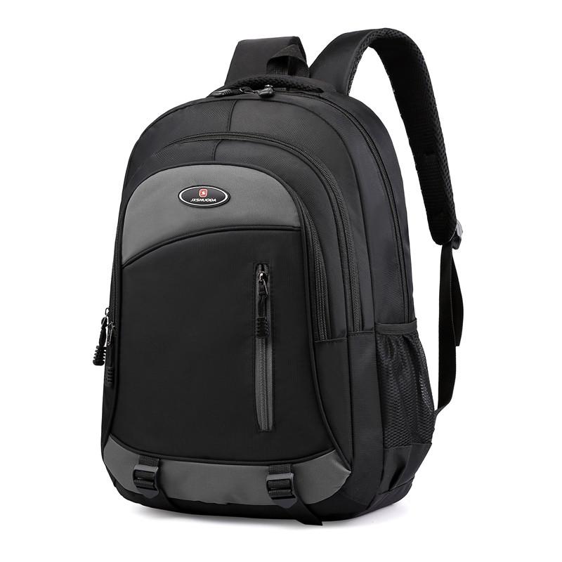 school backpack fashion and computer business shoulder bags grey