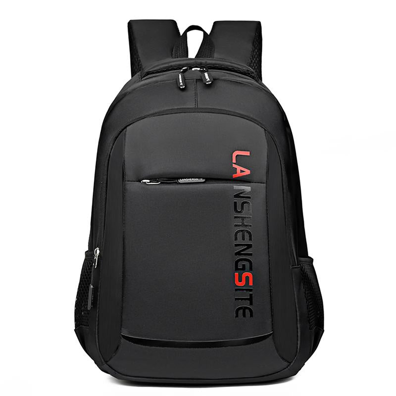 school backpack fashion multi-pocket, laptop bags classical shoulder bag red