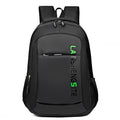 school backpack fashion multi-pocket, laptop bags classical shoulder bag green