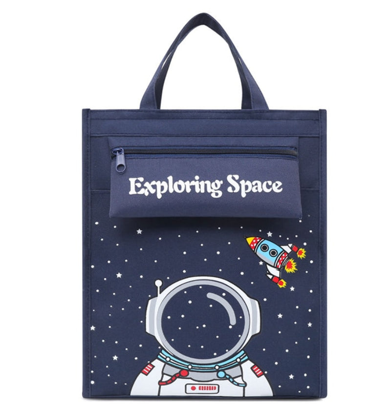 school bags for boys & girls, kids cartoon schoolbag primary school backpack blue