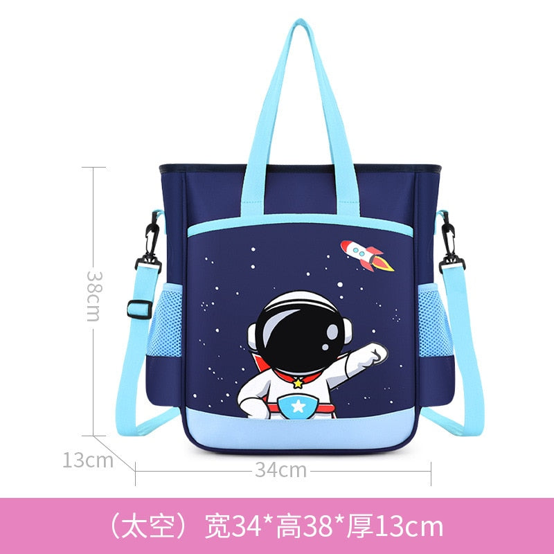 school bags for boys & girls, kids cartoon schoolbag primary school backpack sky bkue