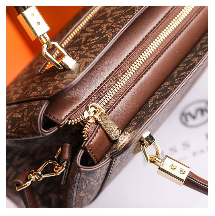 mk designer luxury handbag printing barrel simple messenger bag