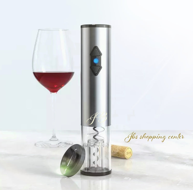 jb electric automatic stainless steel wine opener stainless steel
