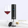 jb electric automatic stainless steel wine opener black