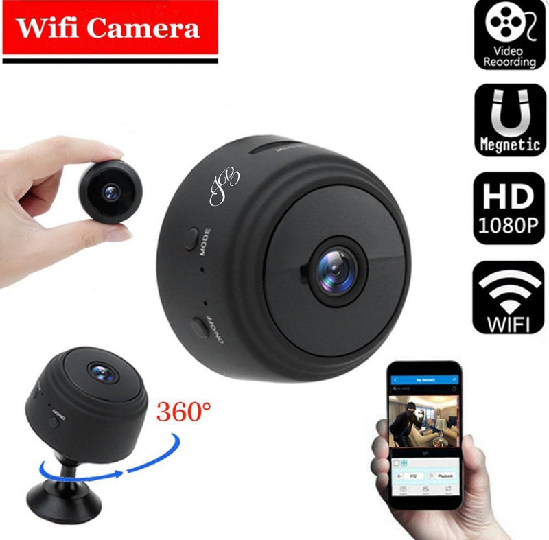 jb hidden camera with audio live feed wifi - mini spy camera usb wireless cam 1080p full hd security cam indoor surveillance camera hdwificampro