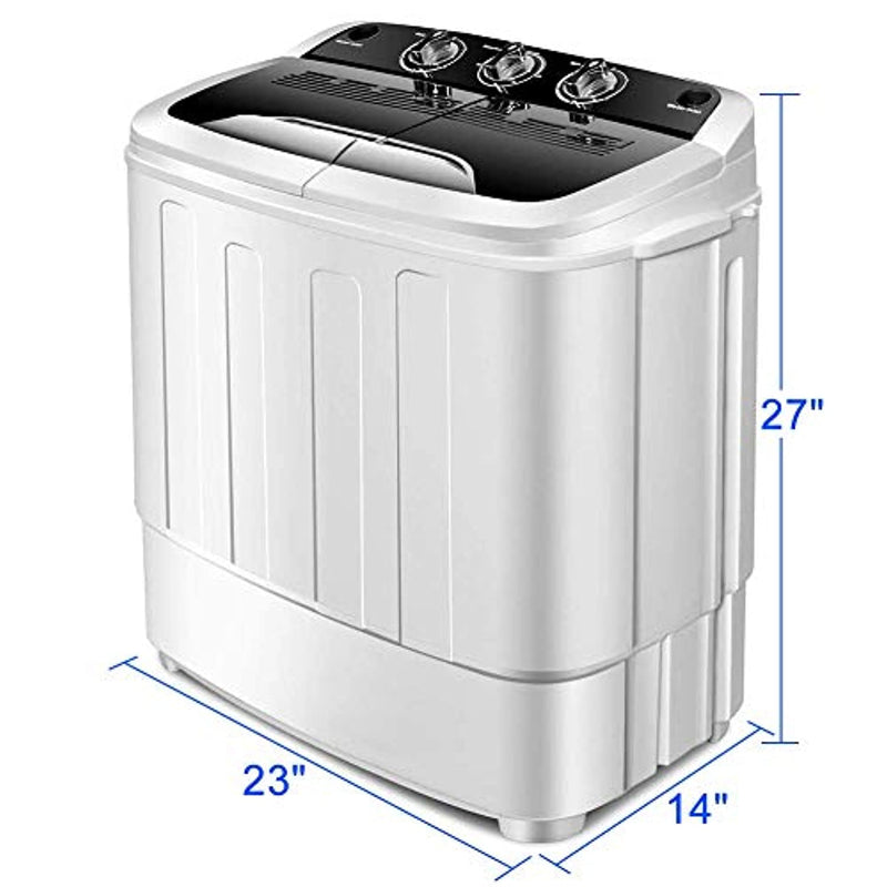 portable washing machine mini twin tub versatile washer and spin dryer