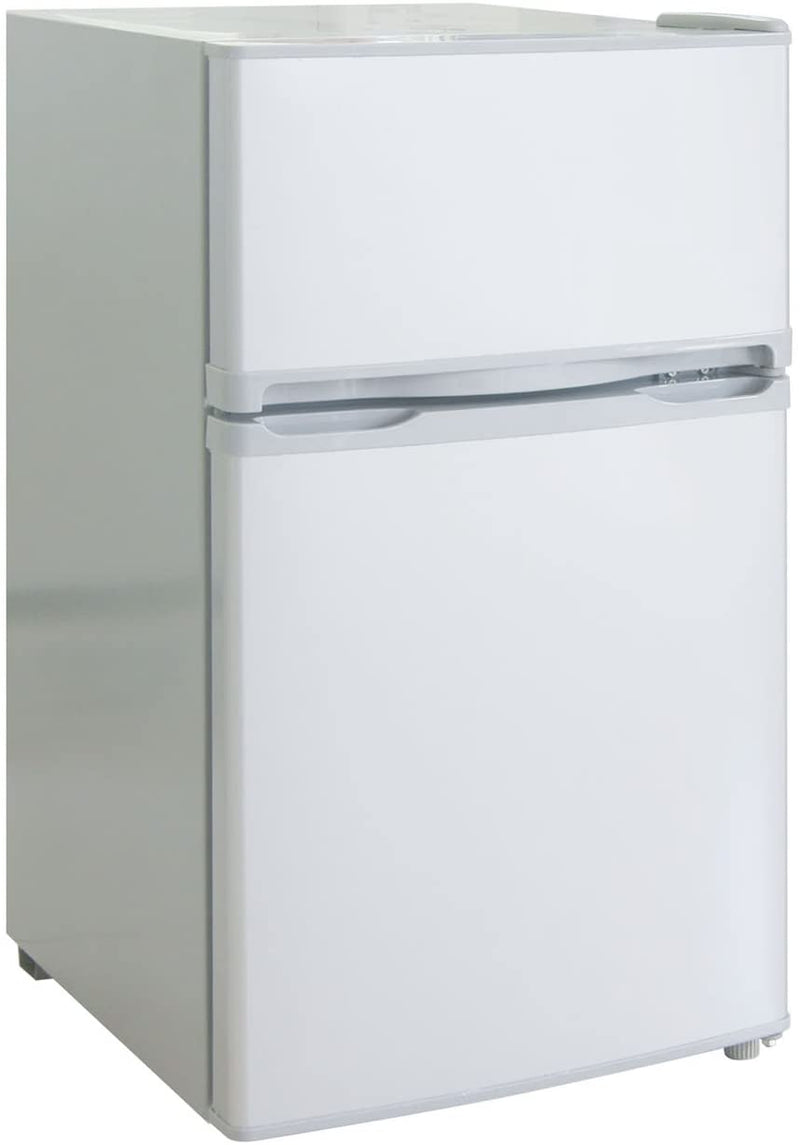 rca rfr835-black 3.2 cubc foot 2 door fridge and freezer white