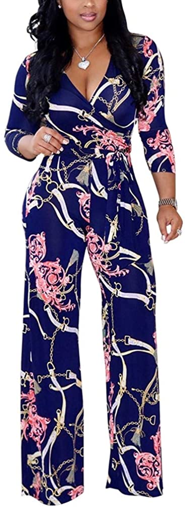 lisa colly women summer floral print jumpsuit casual jumpsuits rompers