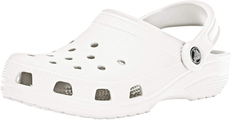 unisex crocs classic clog|comfortable slip on casual water shoe white
