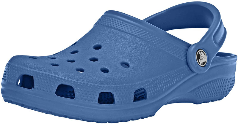 unisex crocs classic clog|comfortable slip on casual water shoe blue jean