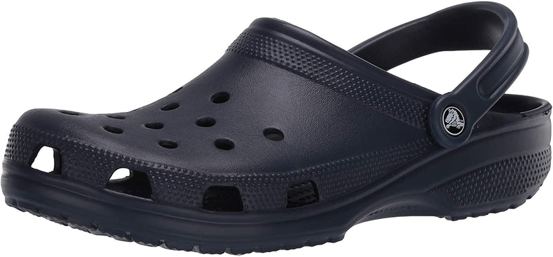unisex crocs classic clog|comfortable slip on casual water shoe navy