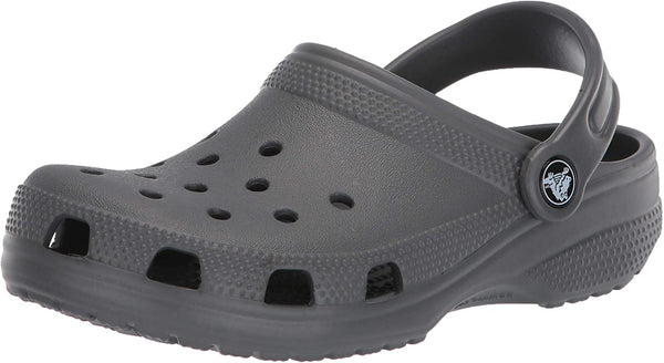 unisex crocs classic clog|comfortable slip on casual water shoe slate grey