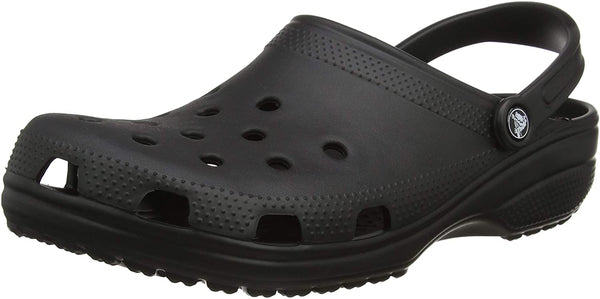 unisex crocs classic clog|comfortable slip on casual water shoe black