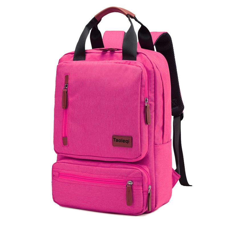 waterproof oxford cloth lady anti-theft travel backpack pink