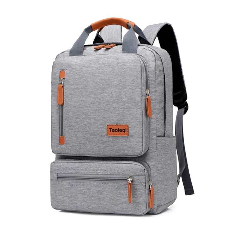 waterproof oxford cloth lady anti-theft travel backpack light grey