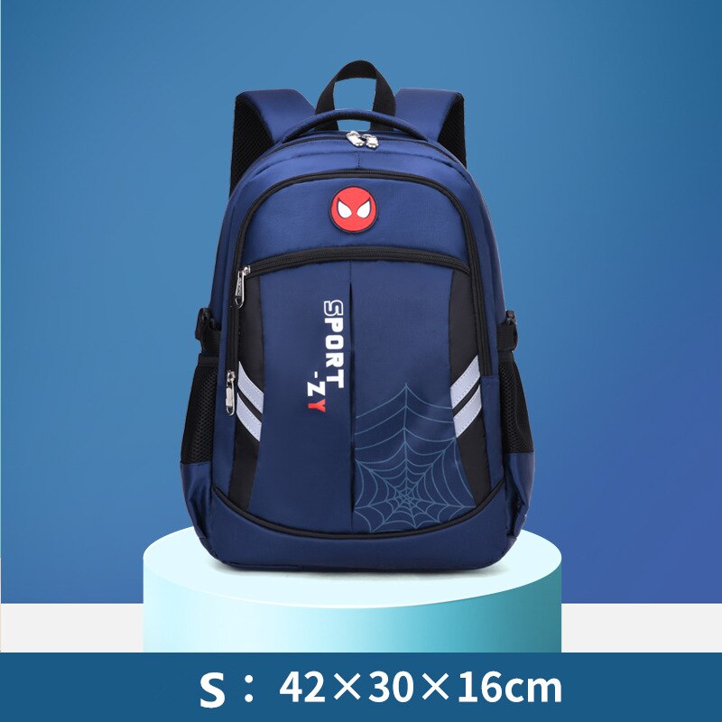 schoolbag for teenager girls & boys, high school waterproof 2 size backpack s blue 2