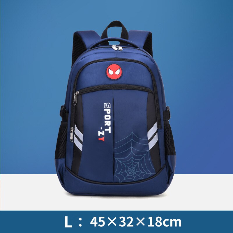 schoolbag for teenager girls & boys, high school waterproof 2 size backpack l blue 2