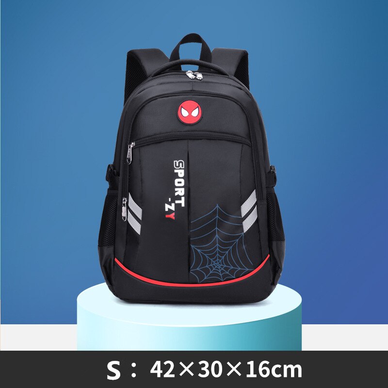 schoolbag for teenager girls & boys, high school waterproof 2 size backpack s black 2