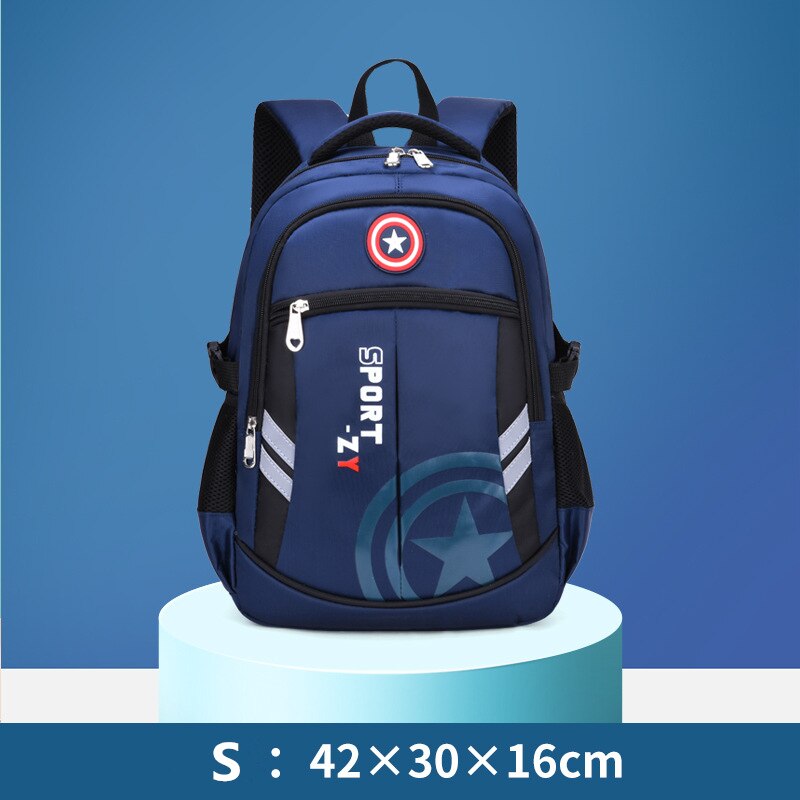 schoolbag for teenager girls & boys, high school waterproof 2 size backpack s blue 1