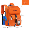 boys & girls 2 size school backpacks s orange