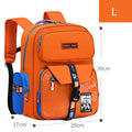 boys & girls 2 size school backpacks l orange