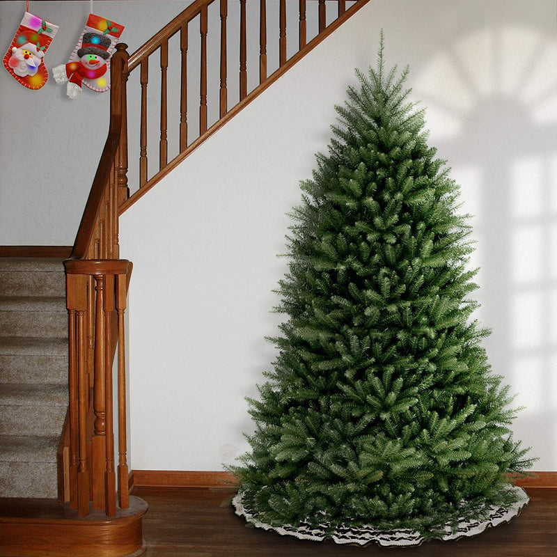 Artificial Full Christmas Tree, Green, Dunhill Fir, Includes Stand, 6 Feet