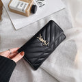 card hand card holder party to work commuter wallet black long 1