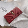 card hand card holder party to work commuter wallet red long 1