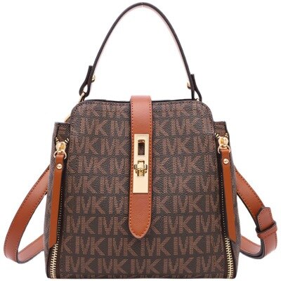 mk j. messenger bag new light luxury small bag wild atmosphere handbag brown