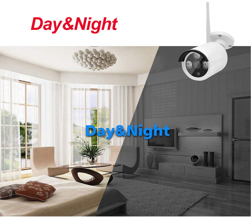 4ch 8ch 3mp 5mp wireless nvr kit camera p2p indoor outdoor ir night vision