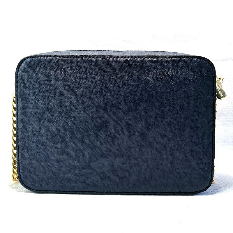 women's shoulder bag luxury bags classic design leather satchel purse dark blue