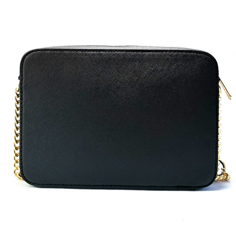 women's shoulder bag luxury bags classic design leather satchel purse black
