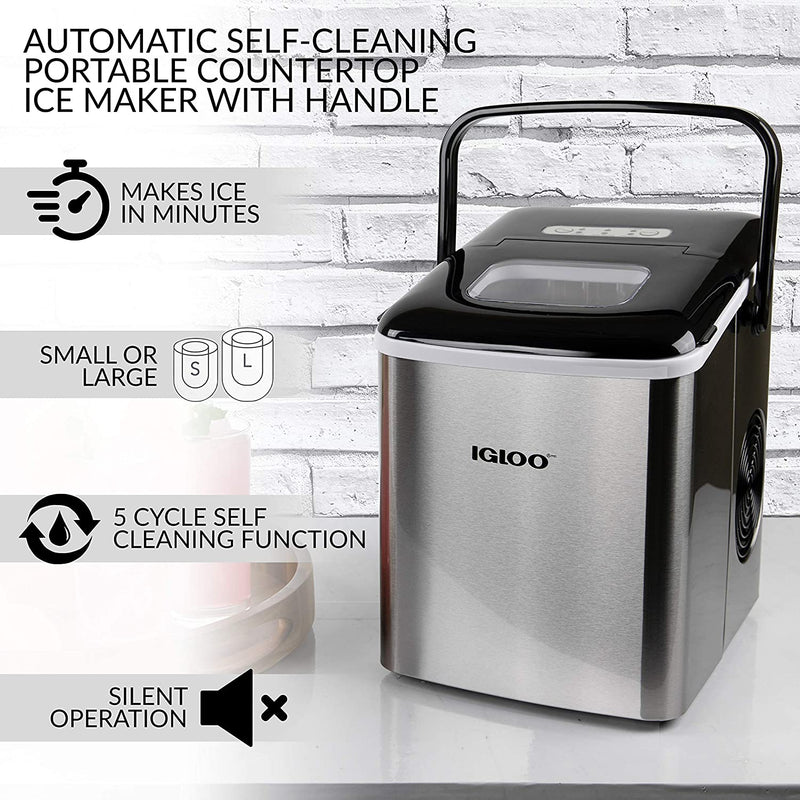 Igloo ICEB26HNSS Automatic Self-Cleaning Portable Electric Countertop
