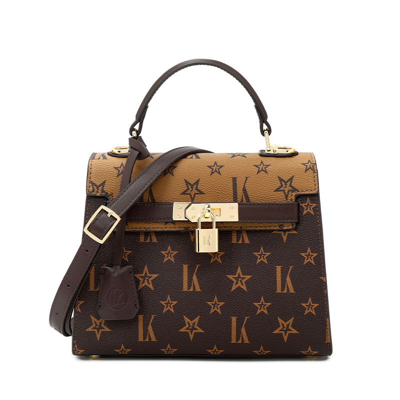 luxury tote shoulder bag female for women crossbody bags coffee / 23x10x17.5cm