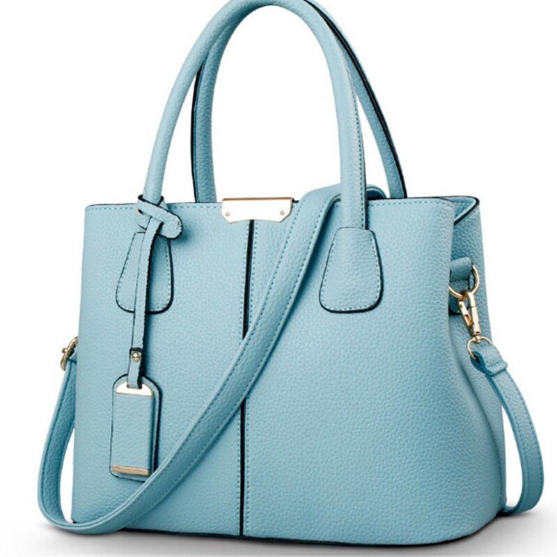 women shoulder messenger bag ladies handbag large crossbody bag light blue