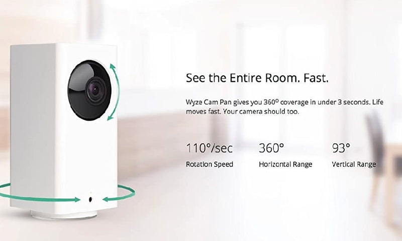 wyze camera pan 1080p pan/tilt/zoom wi-fi indoor