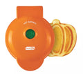 dash mini maker: the mini waffle maker machine orange pumpkin
