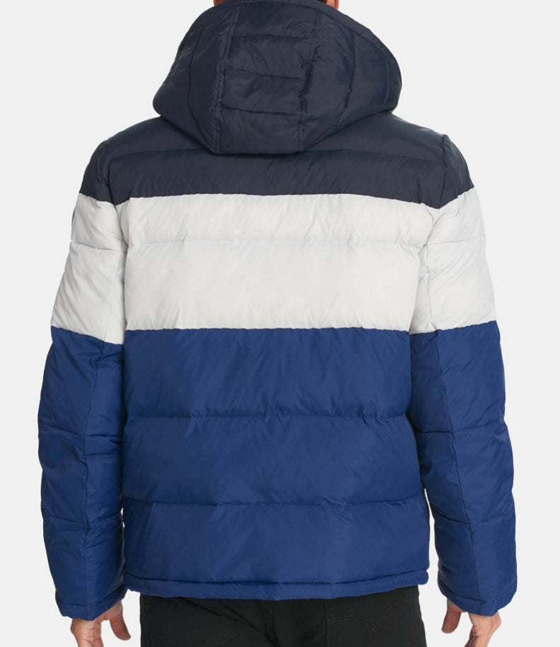 men's quilted puffer jacket
