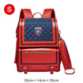 kids school backpack for boys, girls in grade 4-6 waterproof large capacity red-(s)