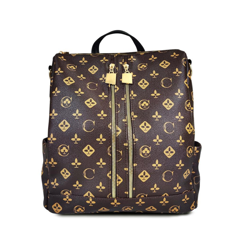 women luxury brand design backpack tourist monogram anti-theft