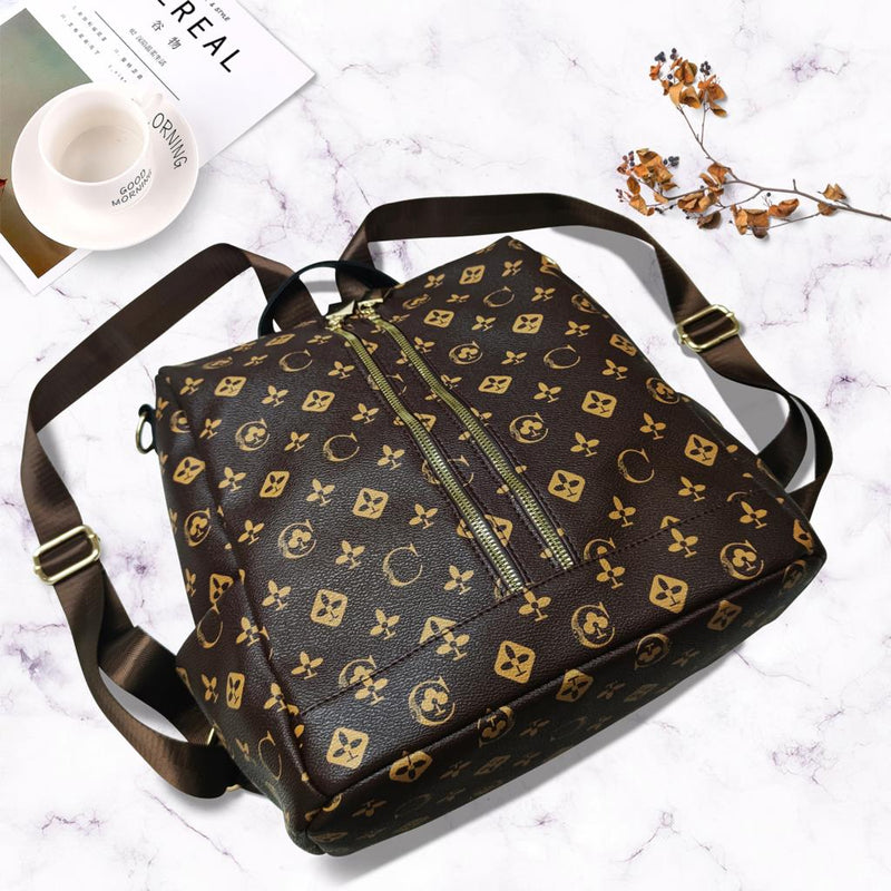 women luxury brand design backpack tourist monogram anti-theft