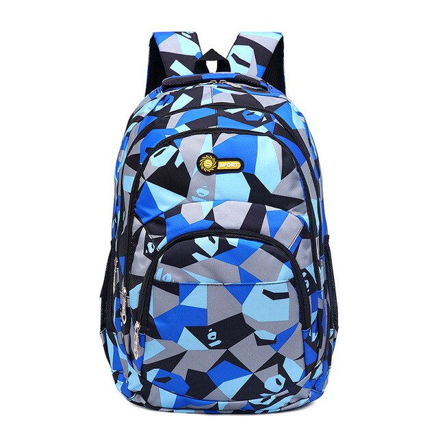 high quality school backpacks for girls & boys sky blue