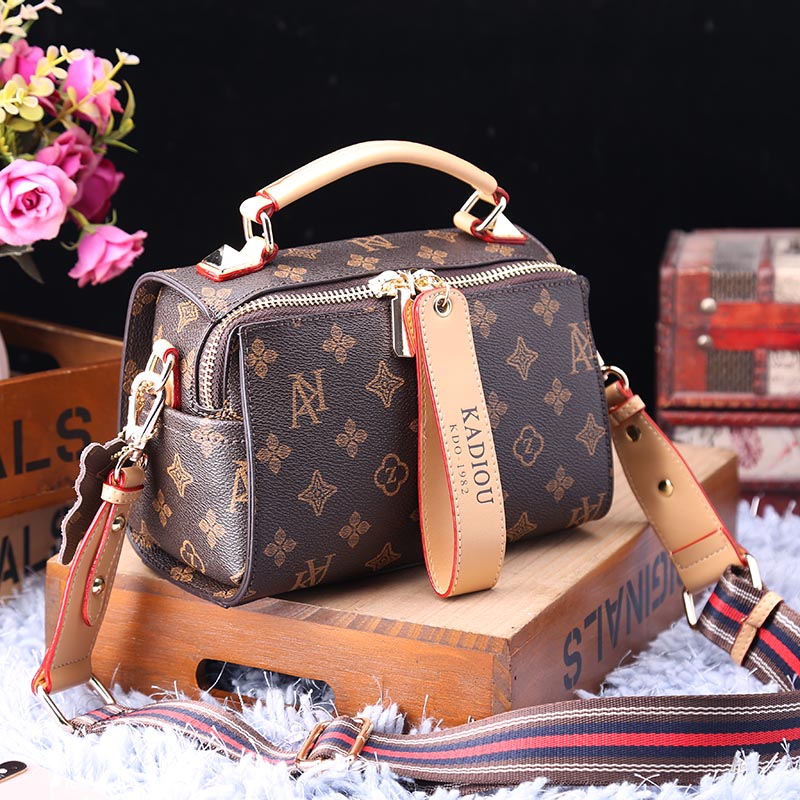 fashion printed handbag casual wild wide shoulder strap messenger bags