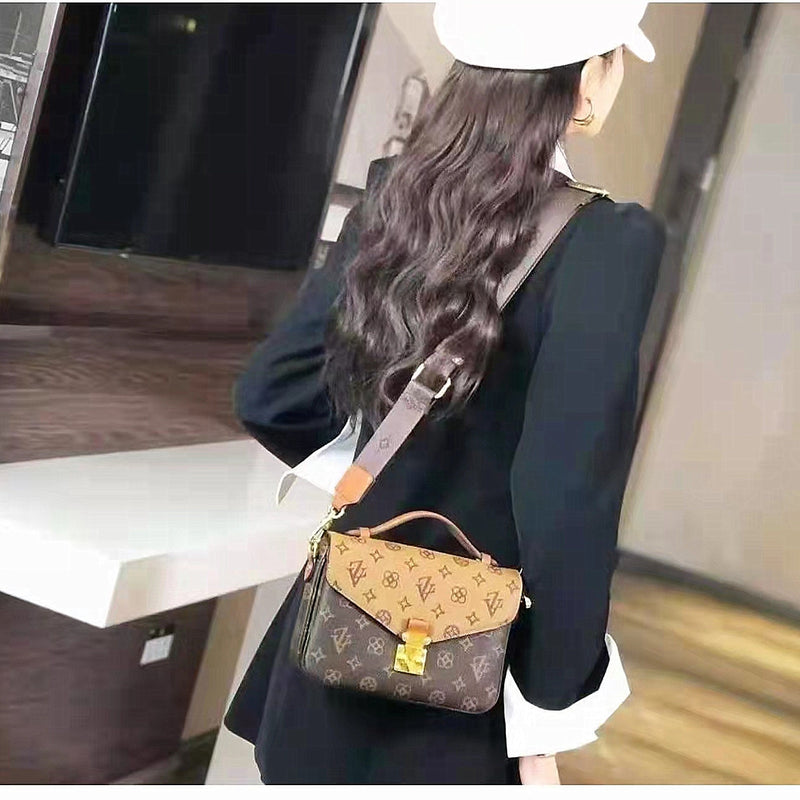 women totes lv shoulder bags female leather solid color handbag shoulder