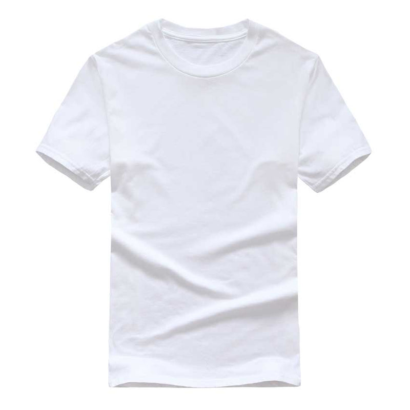 solid color t shirt wholesale black white men women cotton t-shirts