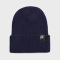 unisex hats winter knitted cap women female beaines autumn breathable men with label hats warm solid casual soft lady beanies navy blue / one size